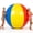 Multicolor - 71", variant on Ymokee 59 inch Jumbo Beach Ball, Beach Game Ball Blow up Beach Ball for Pool, Summer Parties & Water Games