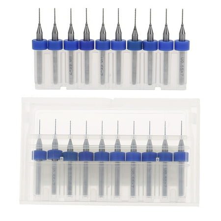 

10Pcs/set PCB print circuit board carbide CNC mini micro drill bits