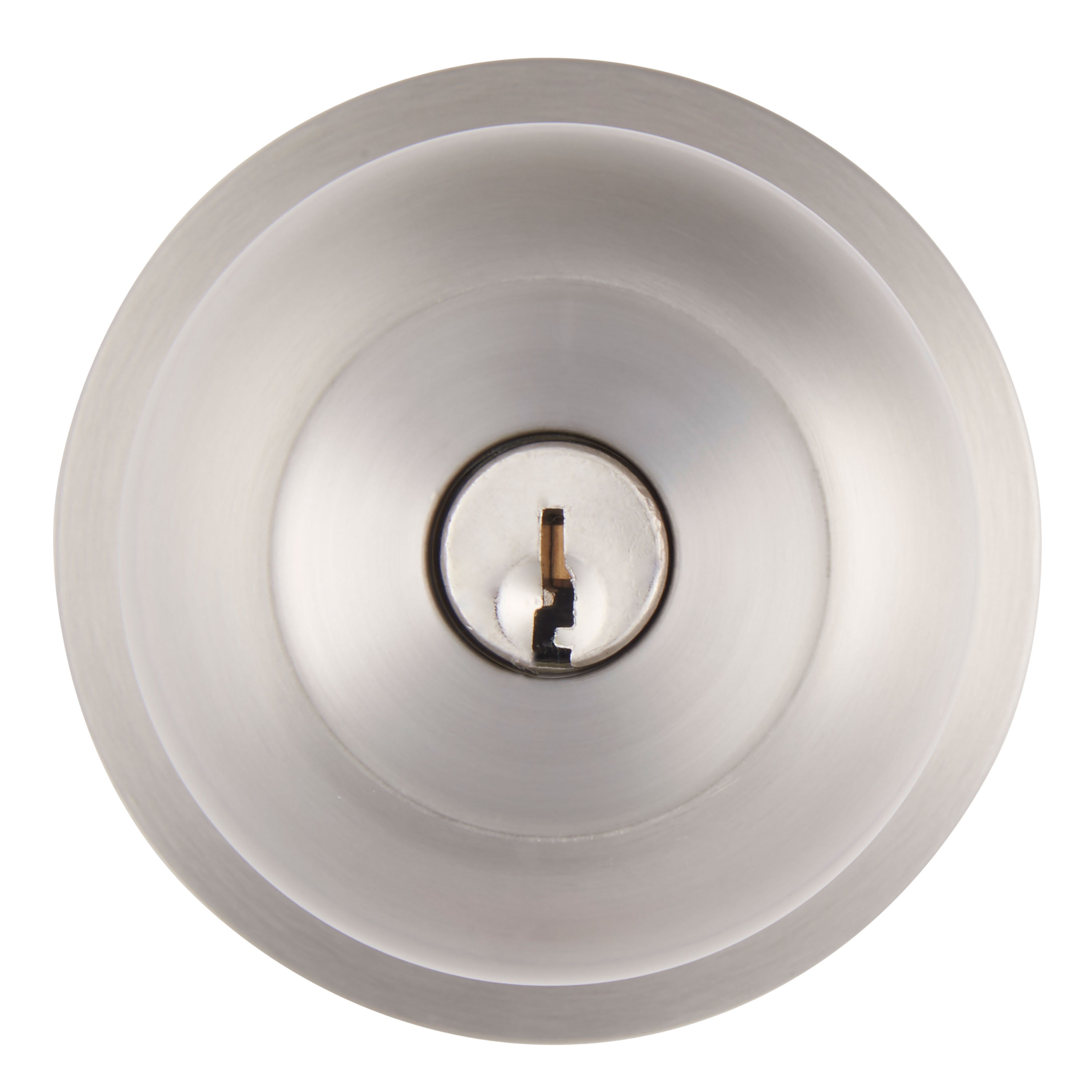 Brinks Keyed Entry Satin Nickel Ball Doorknob and Deadbolt Combo Pack