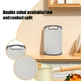 thumbnail image 5 of Herrnalise Cutting Boards for Kitchen,Plastic Cutting Board,Dishwasher Safe Cutting Board with Juice Grooves,Thick Chopping Board for Meat,Veggies,Fruits,Easy Grip Handle, Non-Slip (13" x 8"), 5 of 8