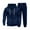 Navy, variant on Ccpelsie Men's Tracksuits Set Full Zip Jacket Hoodie Sweatsuit Running Sport Pants Outfits for Men with Multi Pockets(Blue,L)