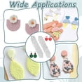 thumbnail image 6 of 24Pcs Polymer Clay Texture Sheets 17.8x25.5cm Clay Texture Mats Clay Texture Tools for Clay Earrings Jewelry Making DIY Crafts, 6 of 6