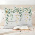 thumbnail image 3 of Sage Green Eucalyptus Outdoor Waterproof Pillow Covers, Country Leaves Pastoral Plants Wooden Decorative Square Throw Pillowcase Sofa Cushion Sham for Patio/Couch/Chair, 18"x18" 2 Pack, 3 of 8