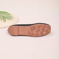Crunowin Women's Snap Closure Flats, Square Toe Four-Season Snap Button ...