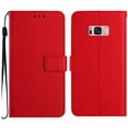 thumbnail image 2 of For Samsung S8 Plus Wallet Case with RFID Blocking Card Slots Holder Premium PU Leather Magnetic Kickstand Shockproof Wrist Strap Removable Flip Protective Cover For Samsung Galaxy S8 Plus, Red, 2 of 9