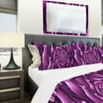 thumbnail image 4 of Designart 'Purple Rose' Modern & Contemporary Duvet Cover Set, 4 of 4