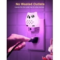 thumbnail image 3 of Owl Night Lights Plug Into Wall [2 Pack], Cute Night Light for Kids, 8-Color LED Night Light, Nightlight with Dusk to Dawn Sensor for Kids Room, Bathroom, Bedroom Décor, Children Gift, 3 of 4