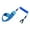 Blue, variant on Quick Release Motorboat Emergencies Stop Tether Lanyard Flexible Secure&Stop Switches Key Rope Suitable For Watercrafts