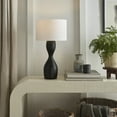 thumbnail image 2 of Black 19" Organic Wavy  Table Lamp - Nourison, 2 of 7