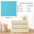 thumbnail image 3 of Yellow Star Pattern Dish Towels 6 Pack Kitchen Cleaning Dish Cloths Absorbent Reuseable Cleaning Cloths 11'' x 11'', 3 of 9