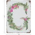 thumbnail image 2 of C Wall Letters Nursery Letters Floral Tin Sign Metal Plaque Art Hanging Iron Painting Retro Home Kitchen Garden Garage Wall Decor 16"x12", 2 of 5
