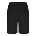 thumbnail image 3 of Yievot Mens Summer Beach Shorts 7 Inch Lightweight Casual Elastic Waist Drawstring Linen Shorts for Men, 3 of 5