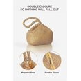 thumbnail image 2 of Bolsos de noche con diamantes de imitación para mujer, bolso triangular con purpurina brillante para fiesta de los años 20, boda de graduación (dorado), 2 of 4