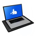 thumbnail image 1 of DefenderPad Laptop Protección contra radiación EMF y escudo térmico de DefenderShield – Bloqueador EMF Lap Pad y protector 5G para computadora portátil compatible con portátiles Chromebook MacBook de, 1 of 7