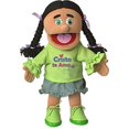 thumbnail image 1 of 14" Cristo Te Ama, Hispanic Girl, Christian Ministry Hand Puppet, 1 of 5