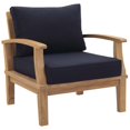 thumbnail image 3 of Modway Marina 10 Piece Patio Sofa Set in Natural and Navy, 3 of 10
