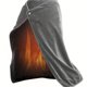 thumbnail image 1 of Manta eléctrica calentada por USB, color gris oscuro, portátil, de felpa, para coche, oficina, hogar, camping, artículos esenciales de invierno., 1 of 5