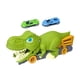 thumbnail image 2 of Dinosaurio devorador de coches Camión portacoches Juguetes interactivos de dinosaurios Educación temprana con 2 minicoches, 2 of 9