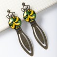thumbnail image 3 of Bananas Vintage Copper Crown-Shaped Bookmarks: Stainless Steel Reading Accessories, Book Marks for Bookworms, 3 of 5