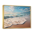 thumbnail image 2 of Designart "Scenic horizon Coastal Serenity V" Landscapes Floater Framed Wall Art Living Room, 2 of 7