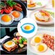 thumbnail image 5 of 8 Pack Egg Ring, Silicone Round Egg Cooking Rings Non-Stick Frying Egg Maker Molds, 4inch/10cm Food Grade Egg Ring, Fit Fried Egg Or Pancake Rings, Multicolor, 5 of 5