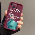 thumbnail image 3 of Luxtury-Funda de teléfono para iPhone, carcasa de silicona suave para iPhone 15, 14, 12, 13, 11 Pro, 8, 7 SE Plus, X, XR, XS Max, Disney Monsters, Inc, 3 of 5