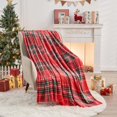 thumbnail image 2 of Cozy Printed Throw Christmas Blanket - 300 GSM Fleece Throw Size for Home Decoration, Ultra Soft Blanket (Throw - 50" x 60") - I, 2 of 9