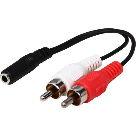 UPC: 0065030856911 | StarTech.com Model MUFMRCA 6 Stereo Audio Cable – 3.5mm Female to 2x RCA Male Female to Male