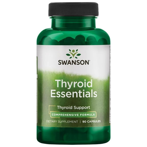 Swanson Thyroid Essentials - Comprehensive Formula 90 Caps