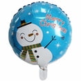 thumbnail image 3 of Decoraciones De Fiesta 1 Pieza 18 Pulgadas Redondo Adornos De Navidad Globos De Papel De Aluminio Santa Muñeco De Nieve Árbol Bola Inflables, 3 of 4