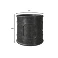 thumbnail image 5 of LeisureMod Meadow Fiberstone and MGO Clay Planter, Mid-Century Modern Round Planter Pot for Indoor and Outdoor (Black, 11 Inch), 5 of 8
