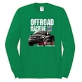 thumbnail image 2 of Wild Bobby, Ford Offroad Machine Classic Built Tough 4x4 Off Road, Cars and Trucks, Men Long Sleeve Shirt, Kelly, Small, 2 of 4