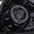 thumbnail image 6 of Spec-D Tuning Halo Glossy Black Housing Smoke Lens Projector LED Headlights Compatible with 2006-2009 Ford Fusion, Left + Right Pair Headlamps Assembly, 6 of 7