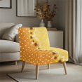 thumbnail image 3 of HELLHERO Stretch Elastic Bottom Armless Accent Chair Cover Slipcover for Banquets, Stain Protection Armless Accent Chair Washable Cover, Sunflower Spotted Pattern, 3 of 8