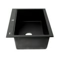 thumbnail image 6 of ALFI Brand AB3418SBDI-BLA 33 in. Granite Composite Workstation Step Rim Single Bowl Drop in Sink with Accessories - Black, 6 of 8