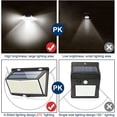 thumbnail image 2 of 4 Pack Solar LED Security Lights – 238 LED, PIR Motion Sensor, Waterproof Outdoor Wall Light 2 of 3