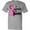 AC-Heather Grey, variant on Inktastic Breast Cancer Awareness I Support My Auntie with Pink Ribbon T-Shirt