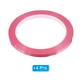 thumbnail image 3 of Uxcell 1/4" Whiteboard Tape Thin Dry Erase Tape, Pink, 4 Pack, 3 of 6
