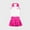 White, variant on Barbie Women Dresses Pink Embroidered Striped Sleeveless Knitted Summer Midi Bodycon Dress Sizes M