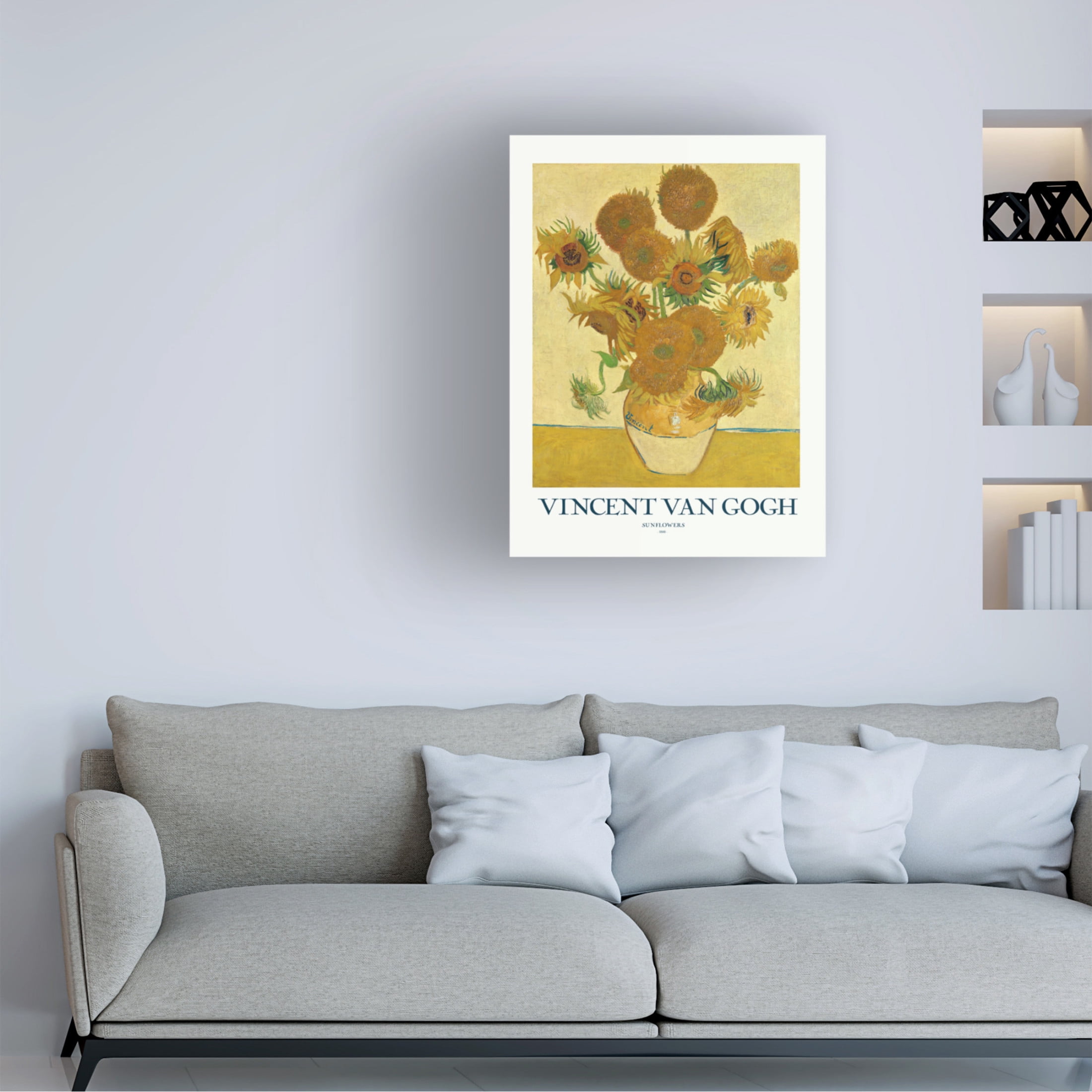 Trademark Fine Art Pictufy Sunflowers Canvas Wall Art