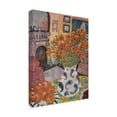thumbnail image 2 of Trademark Fine Art 'Orange Straw Flowers' Canvas Art by Lorraine Platt, 2 of 3