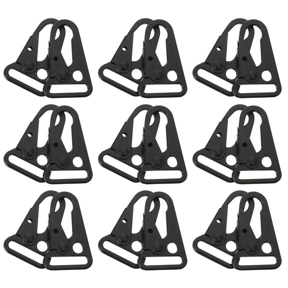 12-Pack Mouth Buckle Keychains with Small Carabiner Clips, Metal Key for Everyday Use