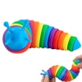 thumbnail image 1 of Lishi Realistic Articulated Slug Fidget Toy - 2pcs, 1 of 5