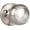 Colonial - Dummy Knob, variant on Ilyapa Passage Door Knob for Hall/Closet - Colonial, Satin Nickel Interior Keyless Non Locking Round Handle, Satin Nickel Round Knob, 10 Pack