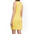 thumbnail image 6 of Sleeveless Side Button Shift Dress, Delightful Daisy Yellow, Size Small, 6 of 6