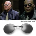 thumbnail image 1 of Nostril Sunglasses Retro Metal Sunglasses Matrix Mini Sunglasses For Men And Women, 1 of 5