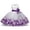 July 4th dress for girls-Purple, variant on VOUZZA Infant Sleeveless Flower Print Princess Costume Newborn Petal Hem Dress Puffy Tutu Baptism Birthday Gown