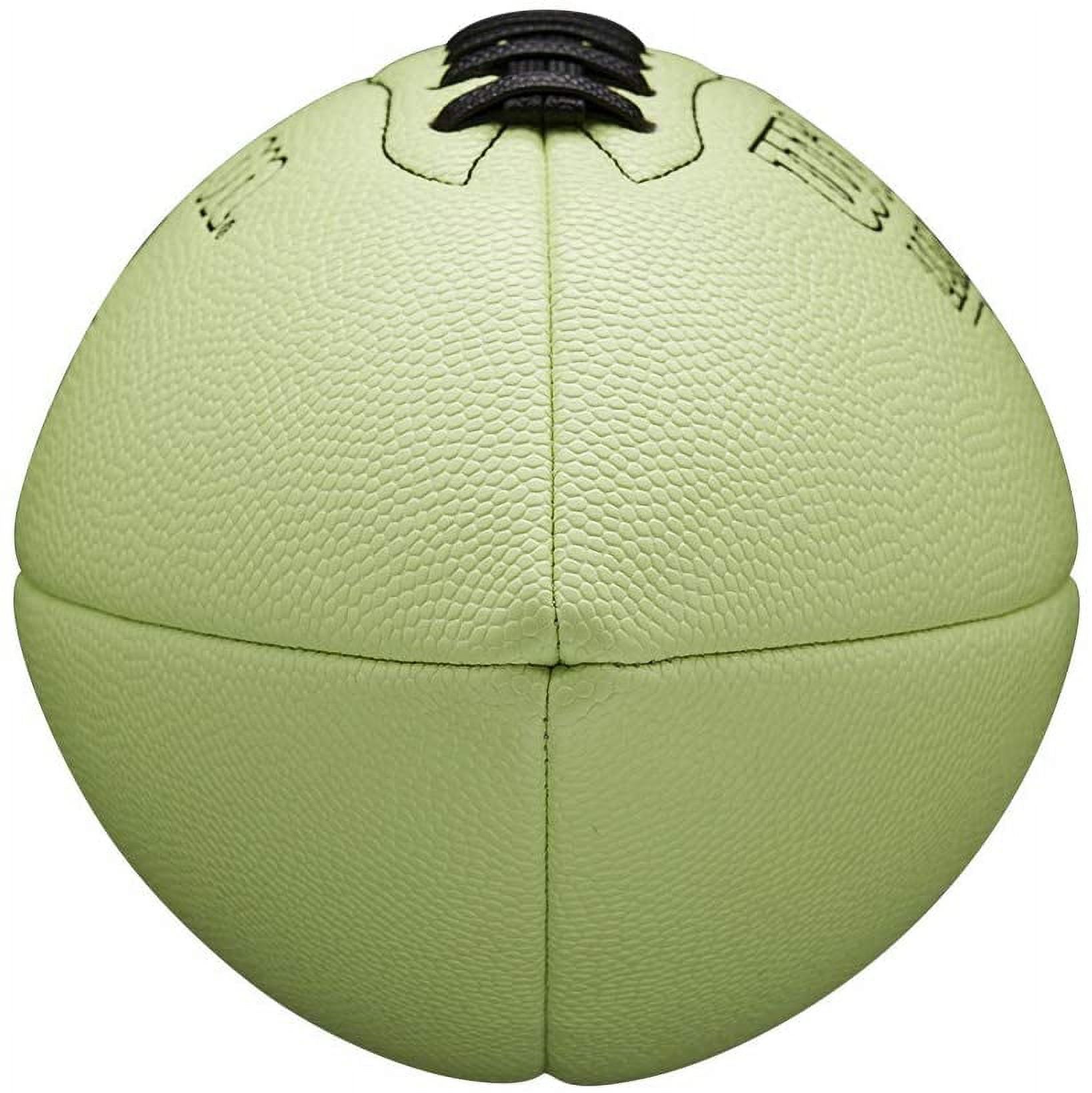 Wilson Luminous Glow Football - Junior Size, Green