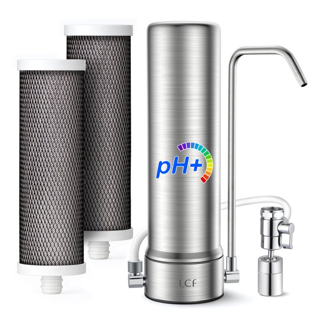 Filtro de Agua Alcalino de Encimera LCF de Acero Inoxidable de 6 Etapas