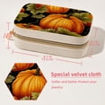 thumbnail image 5 of Thanksgiving Pumpkin Leaves Portable Velvet Jewelry Stand Organizer Box with Removable Compartment - Gift, Jewelry Display, 5 of 7